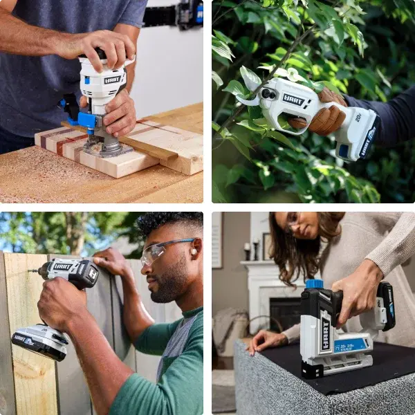 Photo grid of Customers using HART Tools